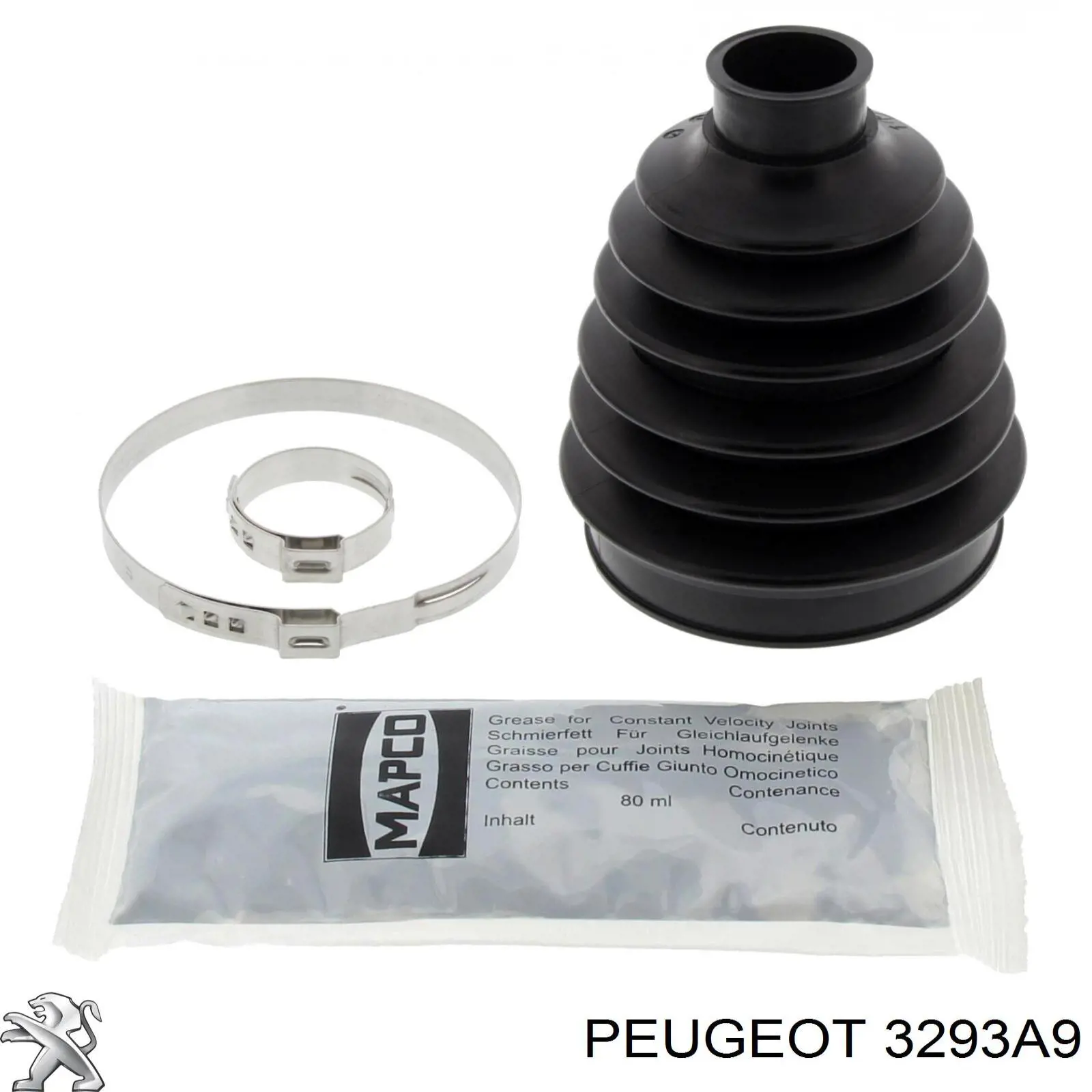 Купити 3293A9 Peugeot/Citroen Пильник шарніра приводу
