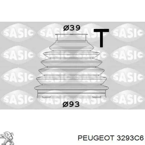 Пильник ШРУСа зовнішній 3293C6 Peugeot/Citroen