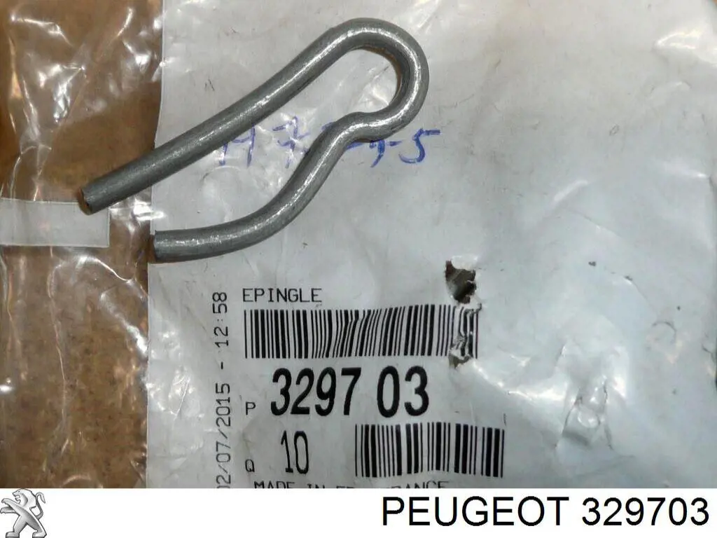 Шплінт гайки маточини Peugeot/Citroen 329703 ціна, від 0.84 USD