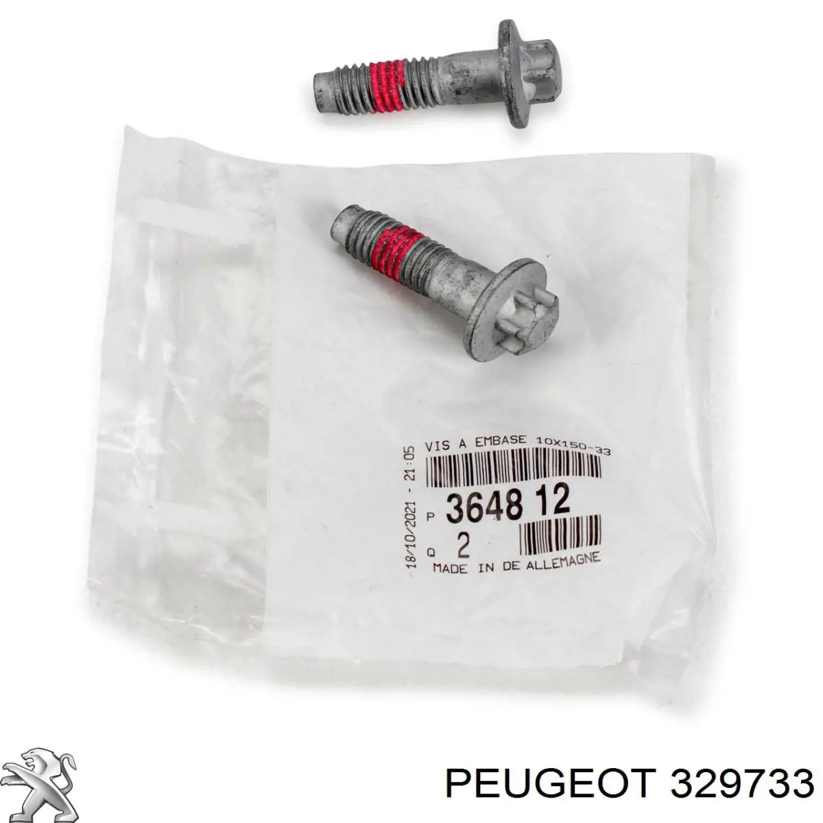 Гайка маточини передньої Peugeot/Citroen 329733