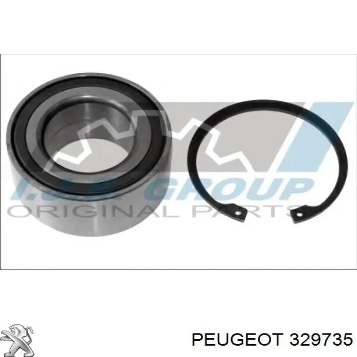 329735 Peugeot/Citroen Шайба гайки передньої маточини
