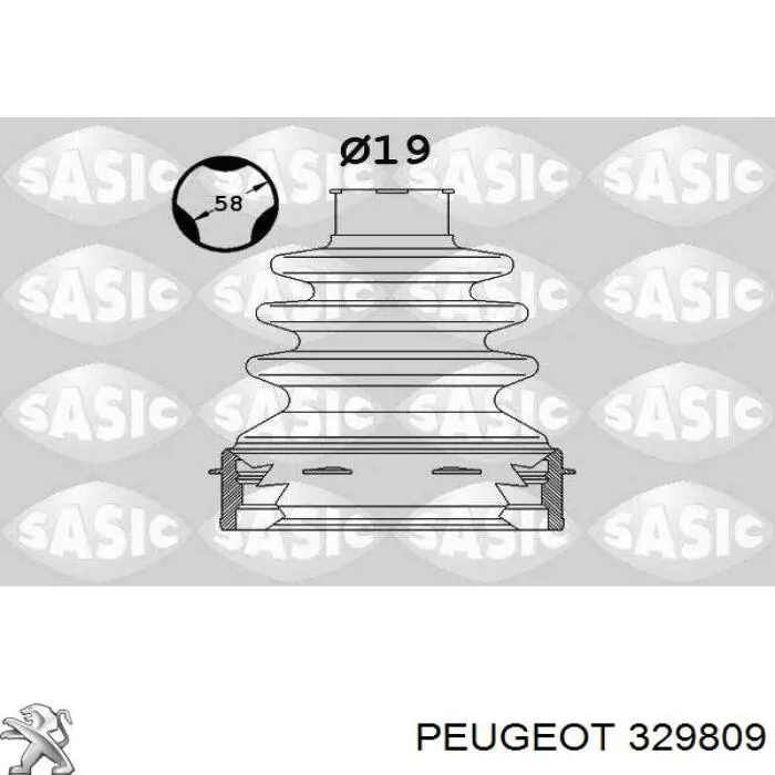 Пильник ШРУСа внутрішній 329809 Peugeot/Citroen
