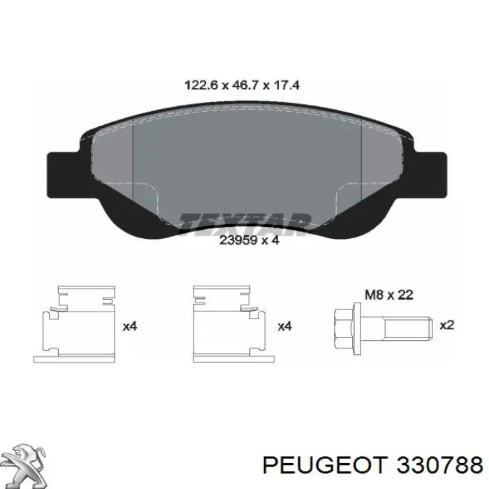 Маточина колеса передня Peugeot/Citroen 330788 ціна, від 36.30 USD