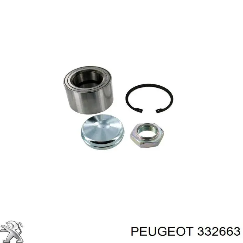 Купити 332663 Peugeot/Citroen Підшипник ступиці передньої