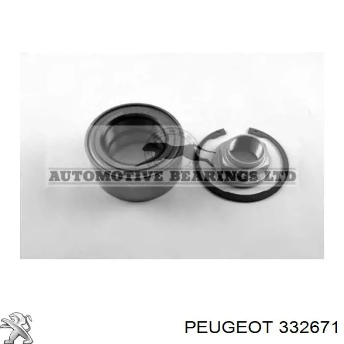 Підшипник маточини Peugeot/Citroen 332671
