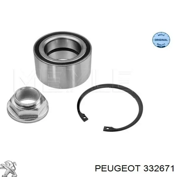 332671 Peugeot/Citroen Підшипник маточини передньої