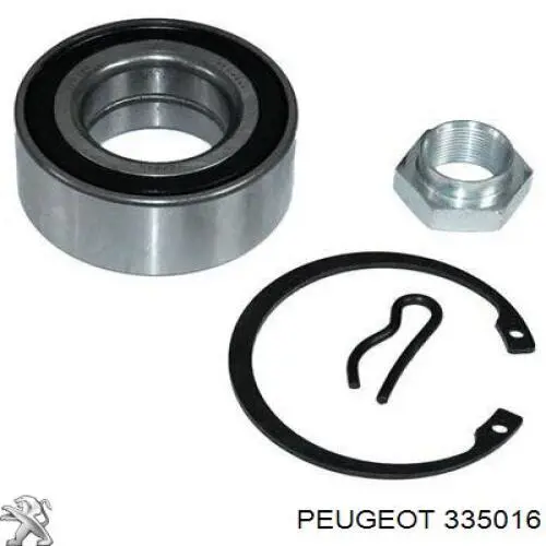 Комплект підшипник маточини передньої Peugeot/Citroen 335016 ціна, від 26.28 USD