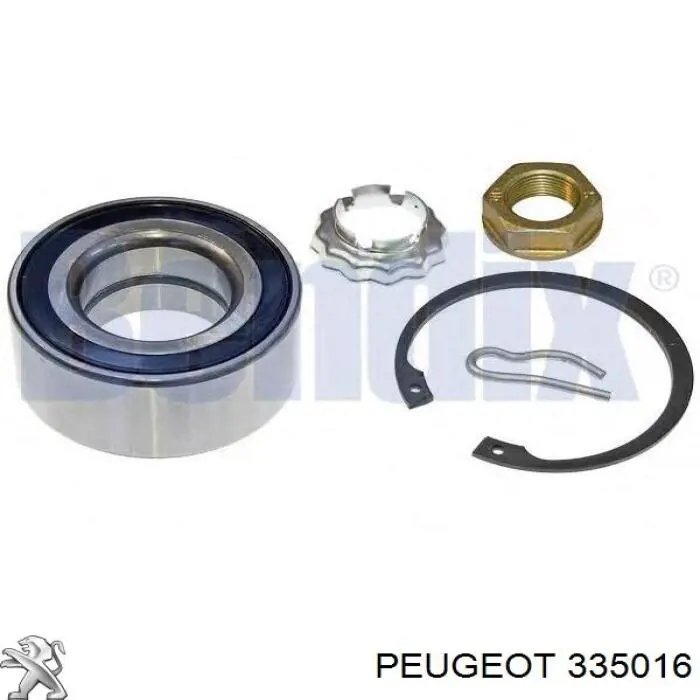 Підшипник ступиці 335016 Peugeot/Citroen
