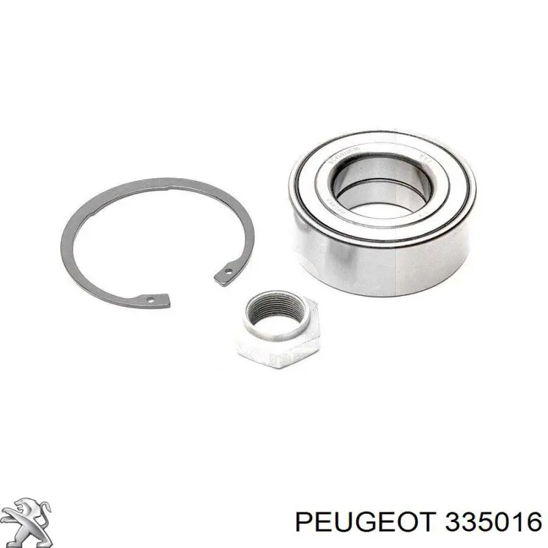 Комплект підшипник маточини передньої Peugeot/Citroen 335016 ціна, від 26.28 USD