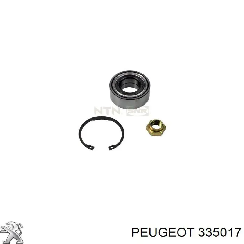 Купити 335017 Peugeot/Citroen Підшипник ступиці передньої