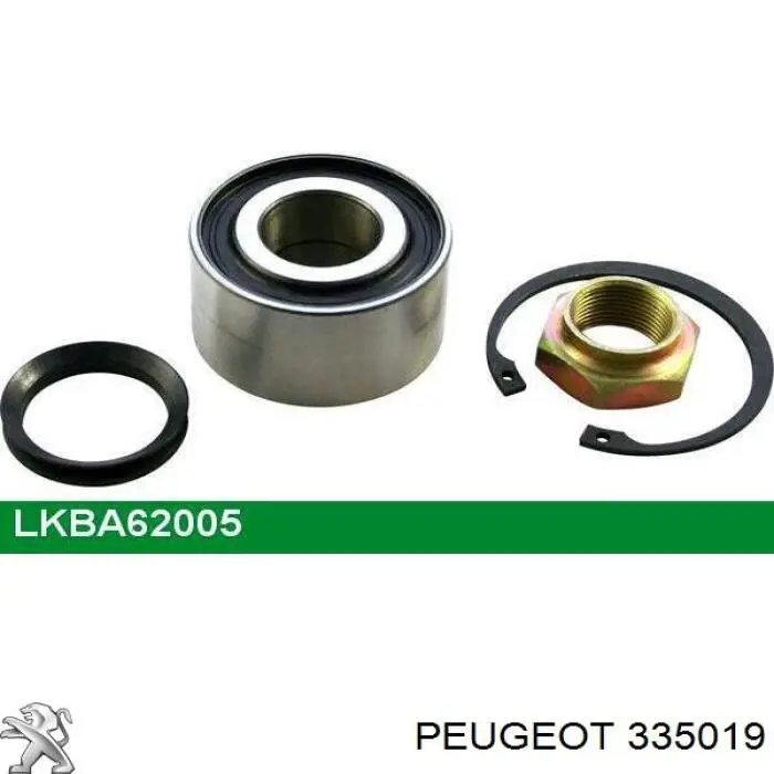 Купити 335019 Peugeot/Citroen Підшипник ступиці передньої