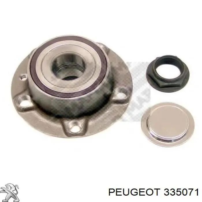 Задня маточина 335071 Peugeot/Citroen