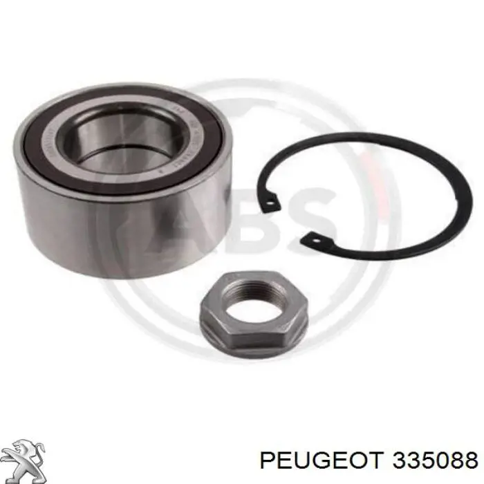 335088 Peugeot/Citroen Підшипник маточини передньої