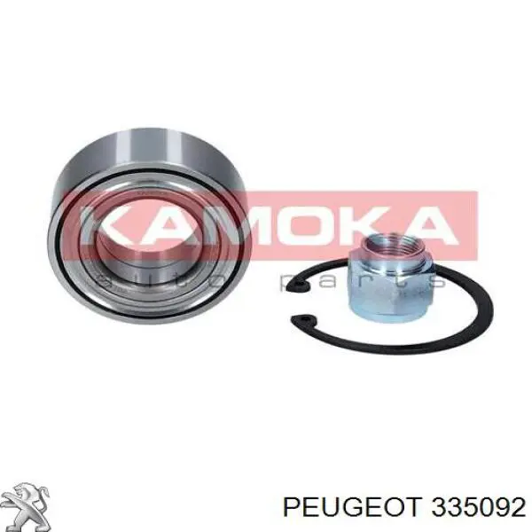 Комплект підшипник маточини передньої Peugeot/Citroen 335092 ціна, від 31.00 USD