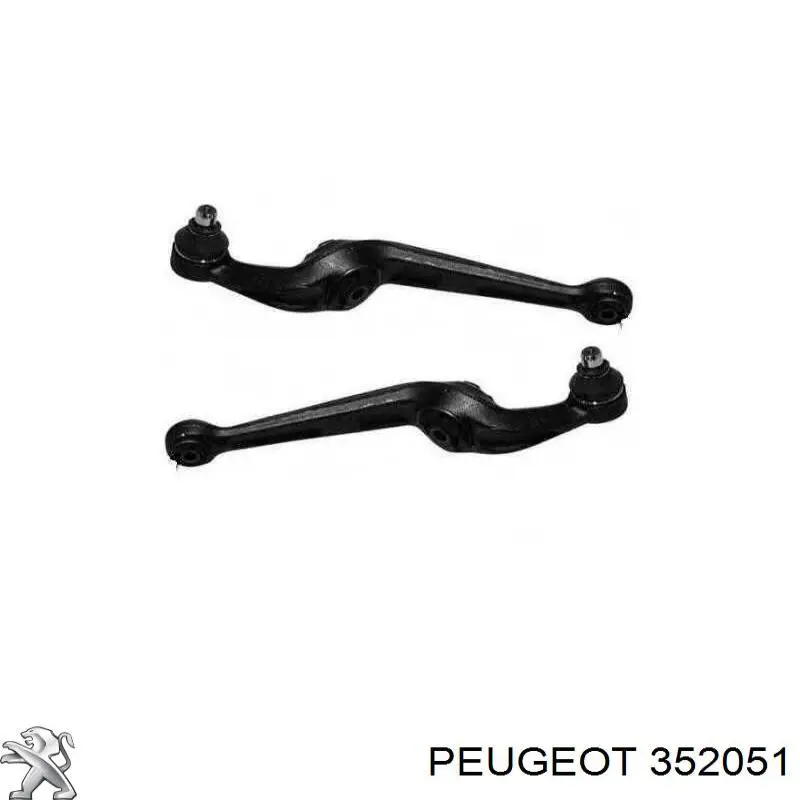 352051 Peugeot/Citroen важіль передньої підвіски нижній, лівий