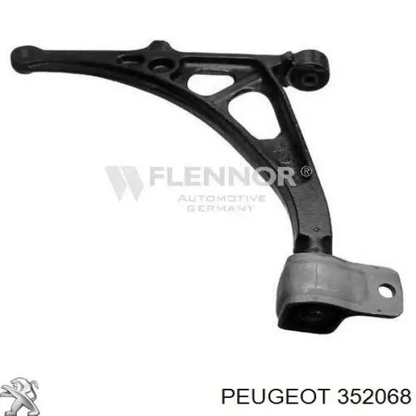 Купити 3520K5 Peugeot/Citroen Лівий важіль передній нижній підвіски
