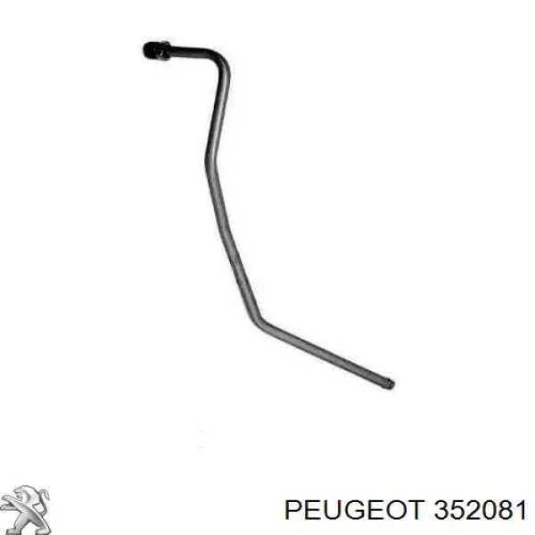352081 Peugeot/Citroen важіль передньої підвіски нижній, правий