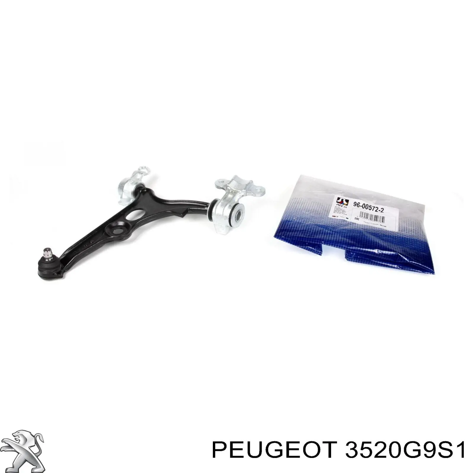 Сайлентблок нижнього важеля передньої підвіски Peugeot/Citroen 3520G9S1 ціна, від 10.85 USD