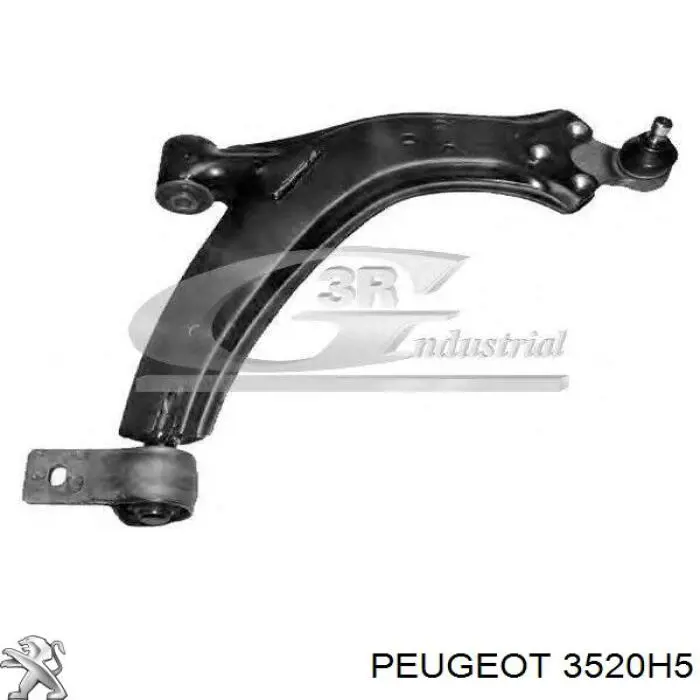 Купити 3520H5 Peugeot/Citroen Лівий важіль передній нижній підвіски