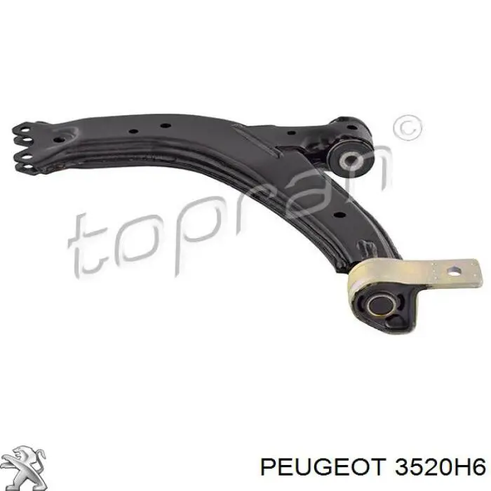 Важіль передній лівий Peugeot/Citroen 3520H6 ціна, від 41.50 USD