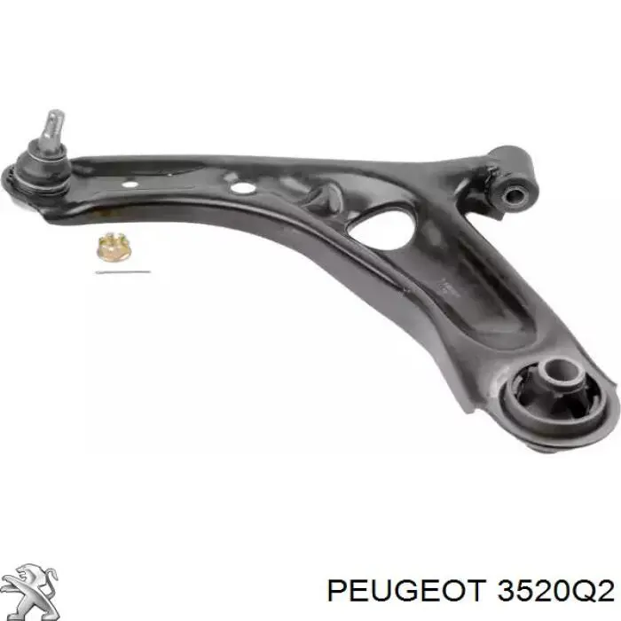 Купити 3520Q2 Peugeot/Citroen Лівий важіль передній нижній підвіски