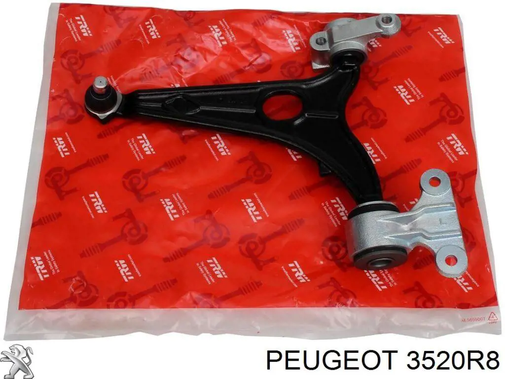 Важіль передньої підвіски нижній, лівий 3520R8 Peugeot/Citroen