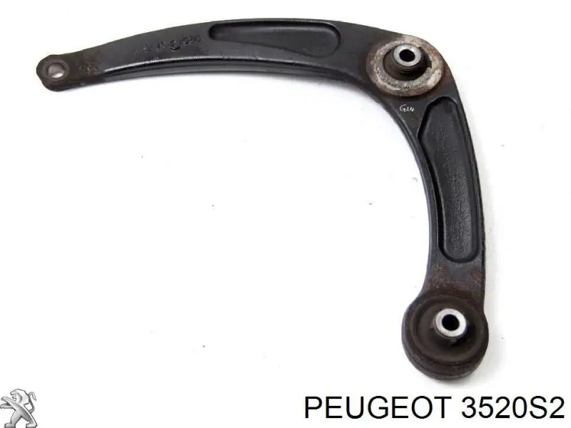 Купити 3520S2 Peugeot/Citroen Лівий важіль передній нижній підвіски