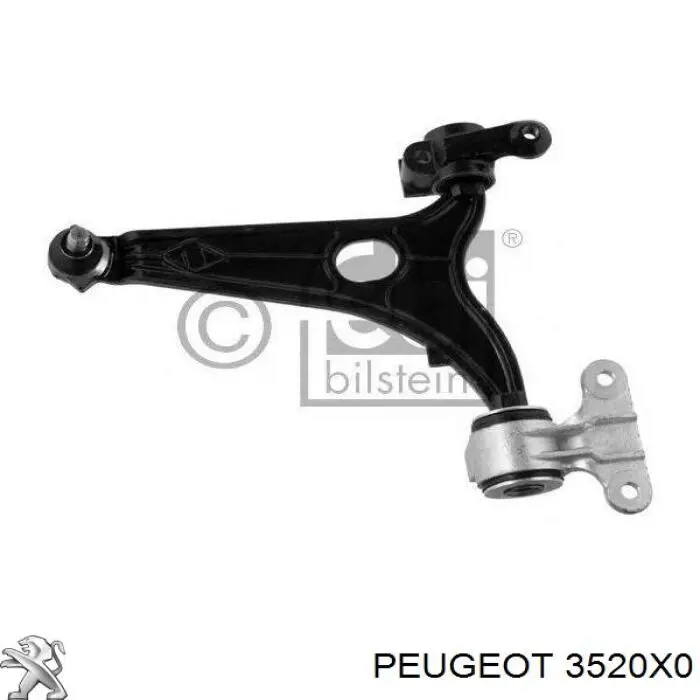 Важіль передній лівий Peugeot/Citroen 3520X0 ціна, від 90.34 USD
