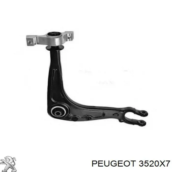Купити 3520X7 Peugeot/Citroen Лівий важіль передній нижній підвіски