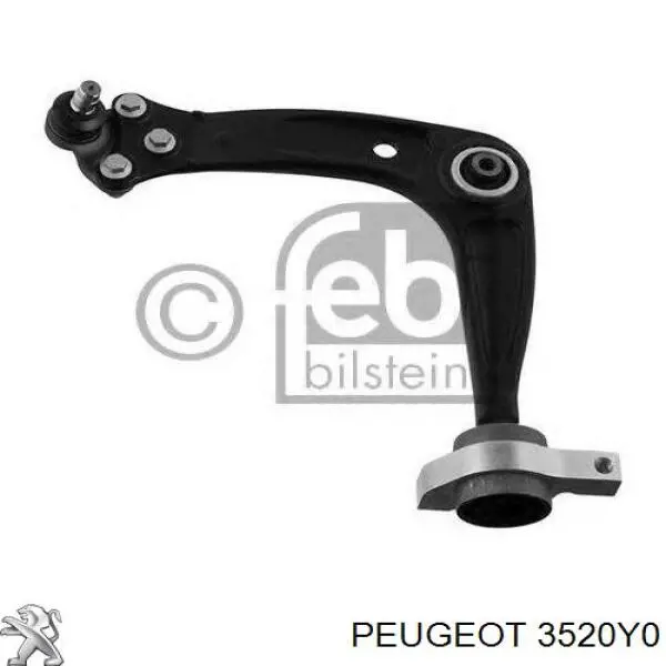 Купити 3520Y0 Peugeot/Citroen Лівий важіль передній нижній підвіски