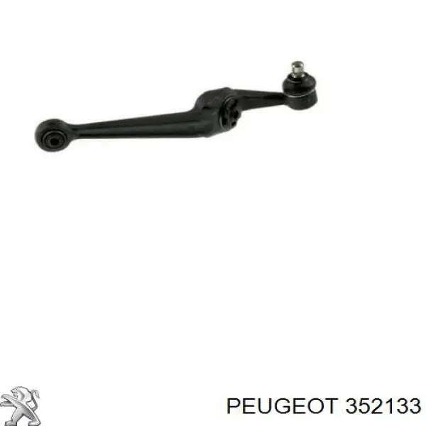 Важіль передньої підвіски нижній, правий 352133 Peugeot/Citroen