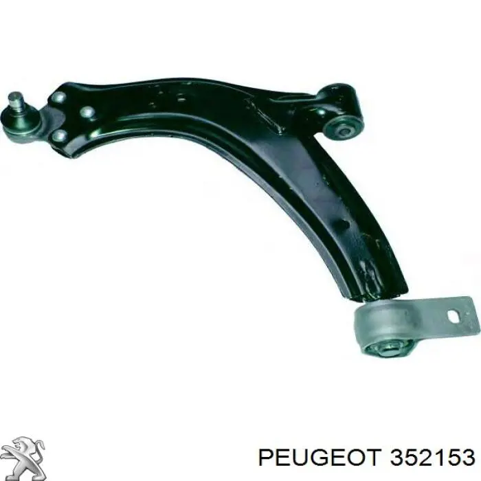 352153 Peugeot/Citroen важіль передньої підвіски нижній, правий