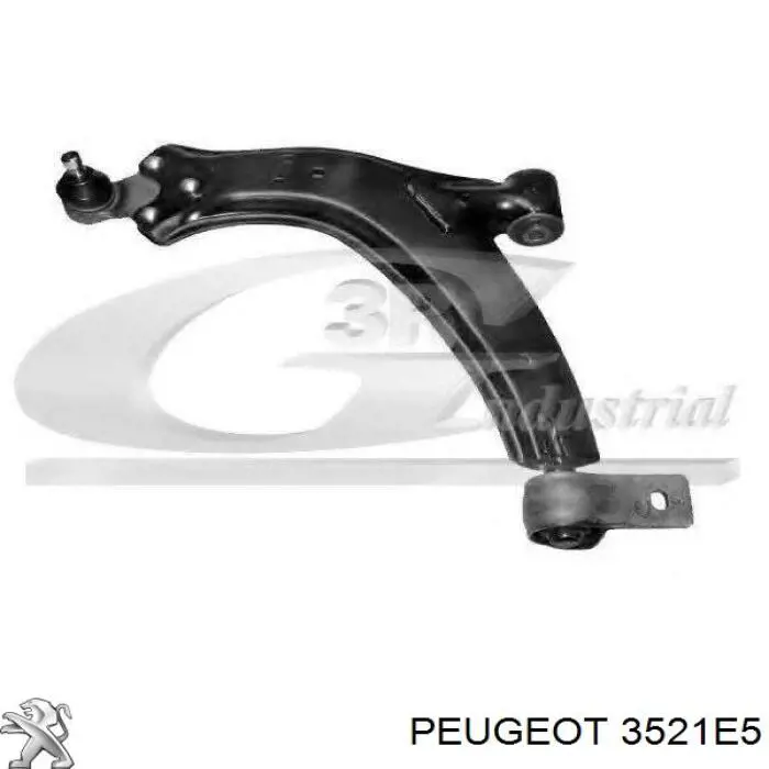Важіль передньої підвіски нижній, правий Peugeot/Citroen 3521E5 ціна, від 51.88 USD
