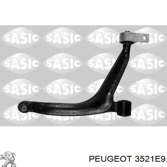 Важіль передньої підвіски нижній, правий Peugeot/Citroen 3521E9 ціна, від 45.72 USD
