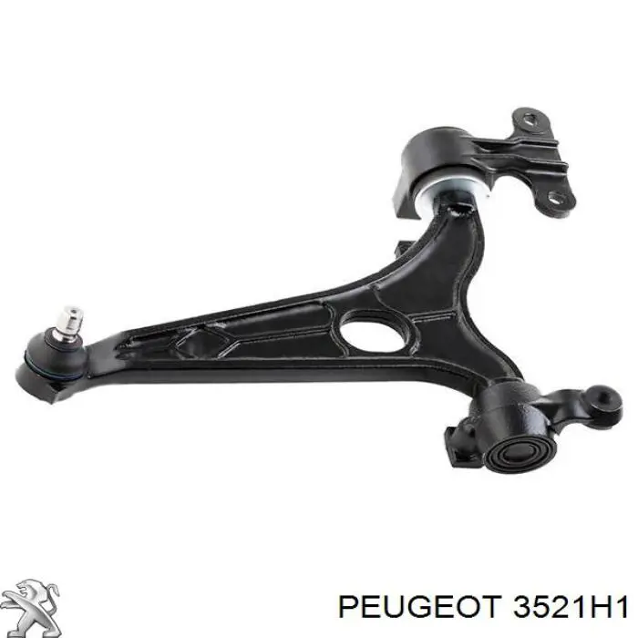 Важіль передньої підвіски нижній, правий 3521H1 Peugeot/Citroen
