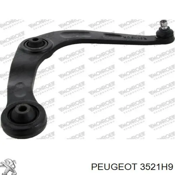 Важіль передньої підвіски нижній, правий Peugeot/Citroen 3521H9 ціна, від 47.21 USD