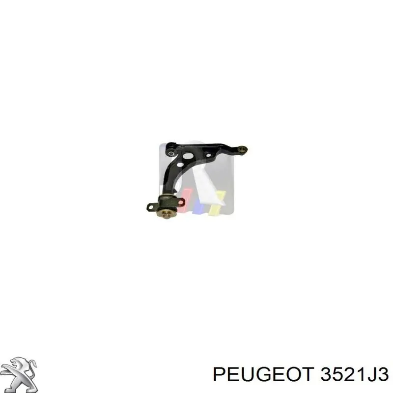 Важіль передньої підвіски нижній, правий Peugeot/Citroen 3521J3 ціна, від 64.30 USD