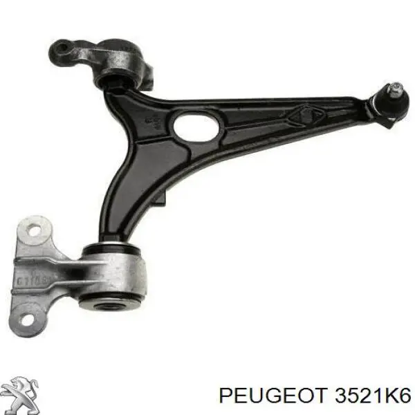 3521K6 Peugeot/Citroen Важіль передньої підвіски нижній, правий