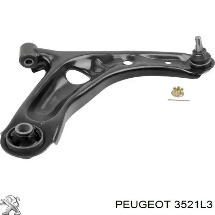 Купити 3521L3 Peugeot/Citroen Важіль передньої підвіски нижній, правий