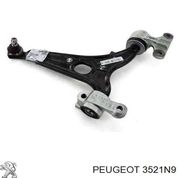 Купити 3521N9 Peugeot/Citroen Важіль передньої підвіски нижній, правий