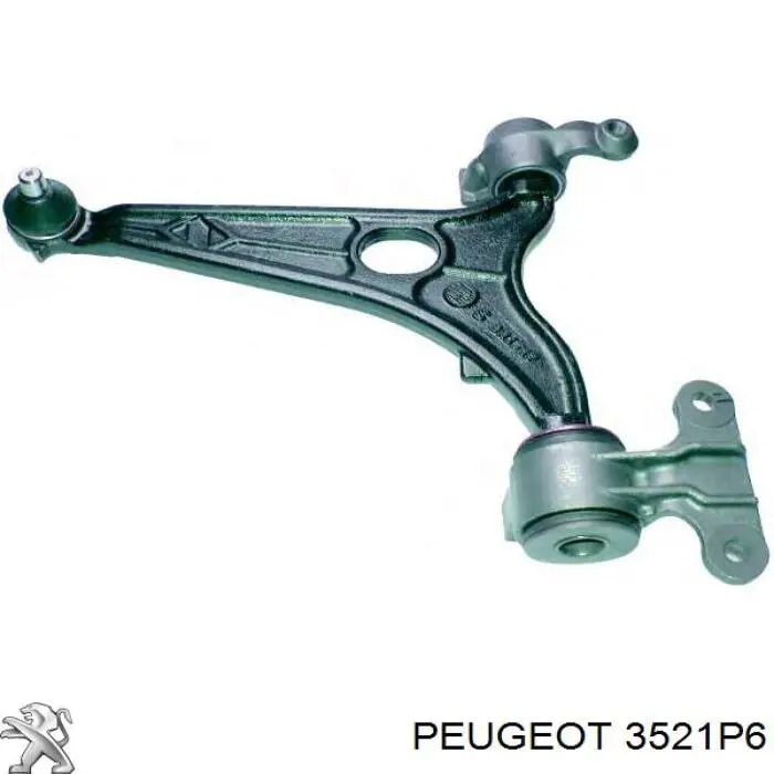 Важіль передньої підвіски нижній, правий Peugeot/Citroen 3521P6 ціна, від 86.01 USD