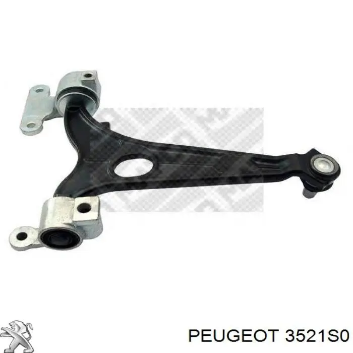 Купити 3521S0 Peugeot/Citroen Важіль передньої підвіски нижній, правий