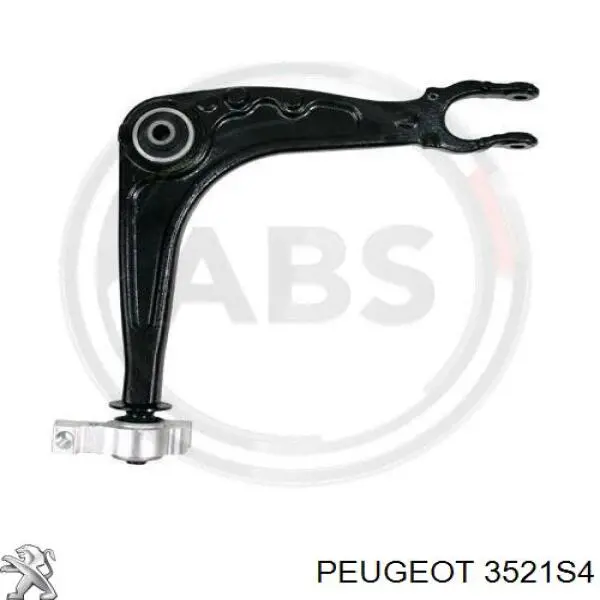 Купити 3521S4 Peugeot/Citroen Важіль передньої підвіски нижній, правий