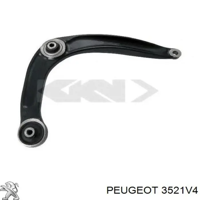 Купити 3521V4 Peugeot/Citroen Важіль передньої підвіски нижній, правий