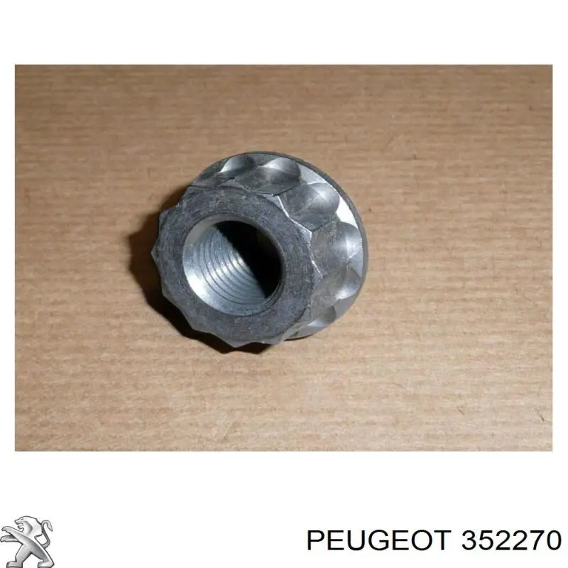 Купити 352270 Peugeot/Citroen Гайка болта кріплення переднього важеля, нижнього