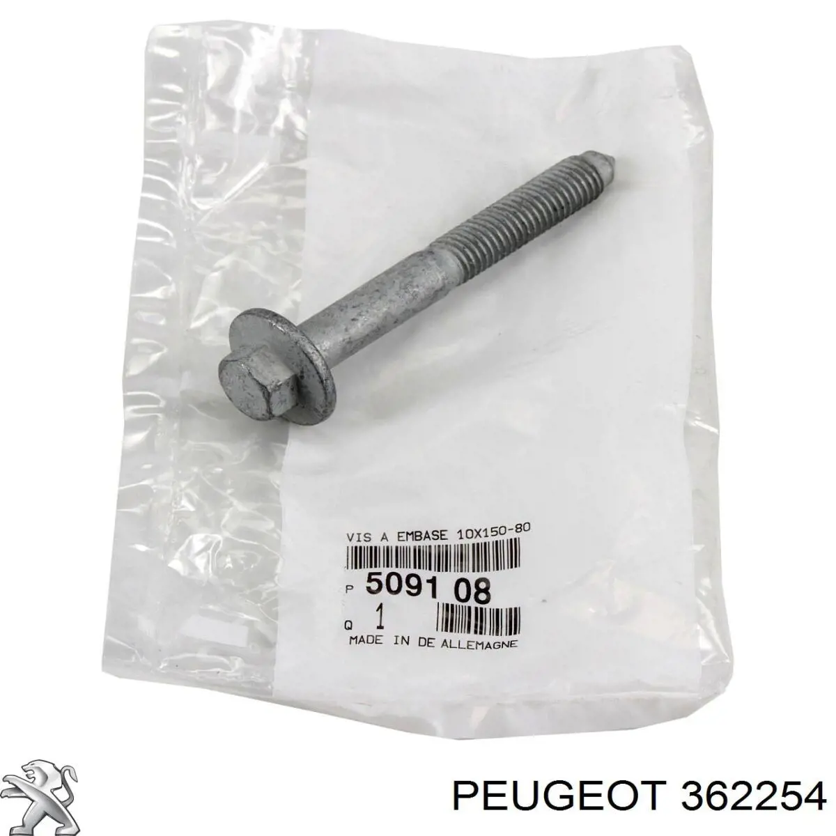 Болт / гайка кріплення Peugeot/Citroen 362254