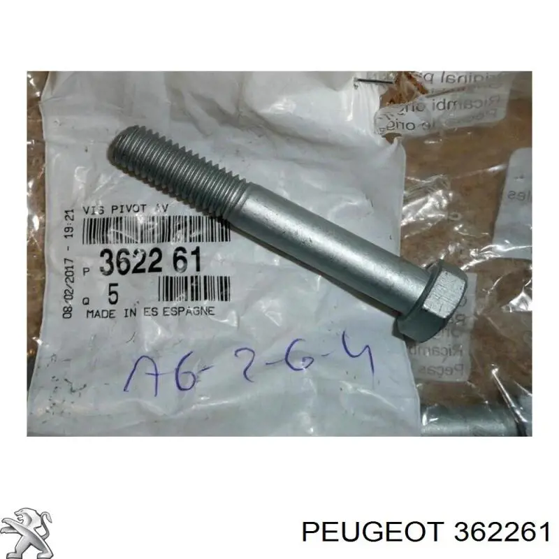 Болт кріплення амортизатора переднього Peugeot/Citroen 362261 ціна, від 1.83 USD