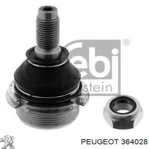 Кульова опора, нижня Peugeot/Citroen 364028 ціна, від 8.36 USD