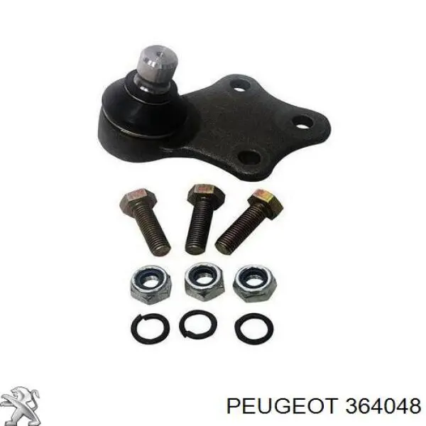 Купити 364048 Peugeot/Citroen Кульова опора, нижня