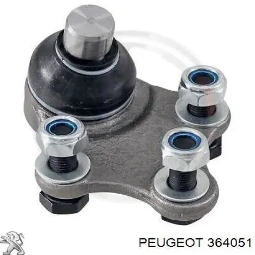 Кульова опора, нижня Peugeot/Citroen 364051
